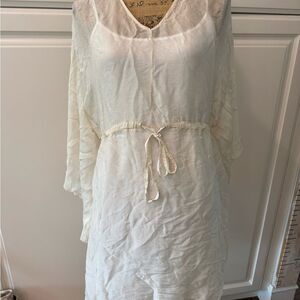 Italian Elegant Cream Tunic Dress